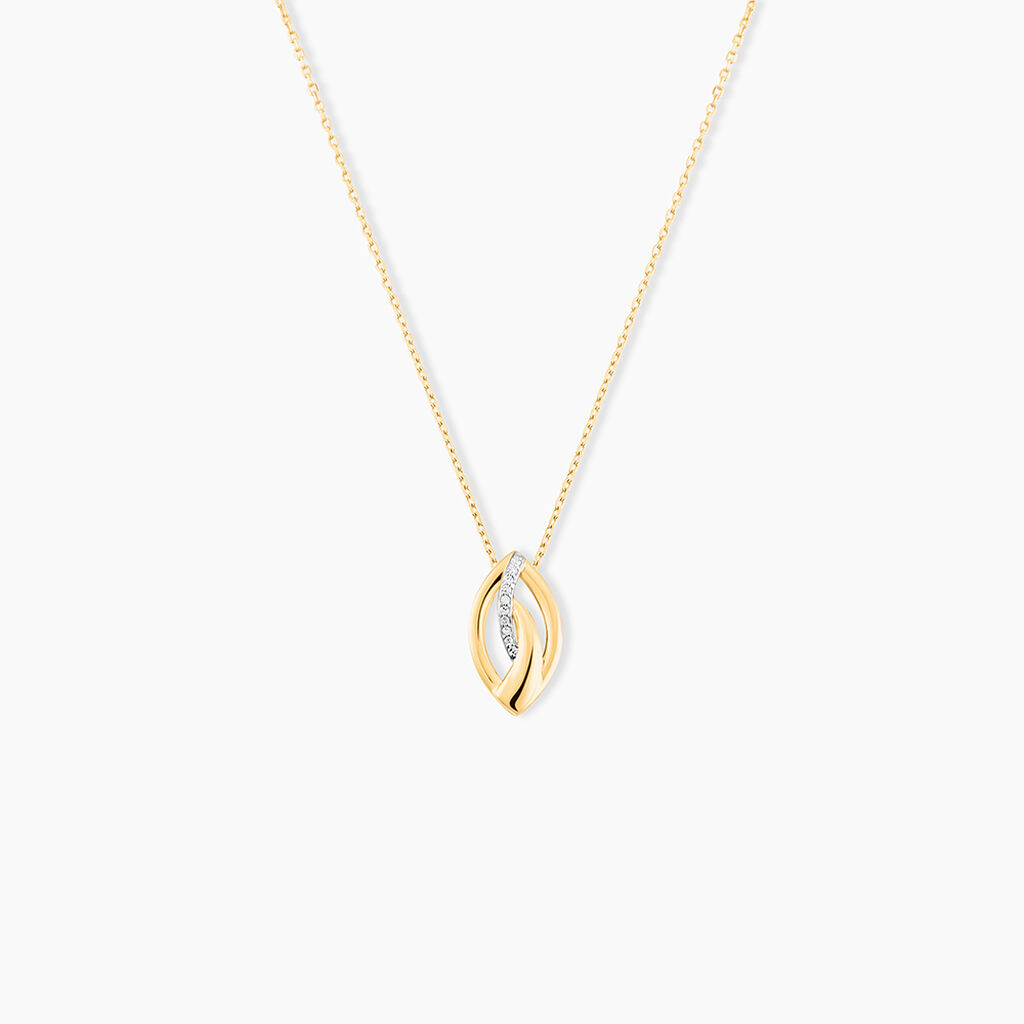 Collier Or Jaune Sven Diamant - Colliers Femme | Histoire d&rsquo;Or