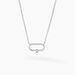 Collier Infini Pop Argent Blanc Oxyde De Zirconium - Colliers fantaisie Femme | Histoire d’Or