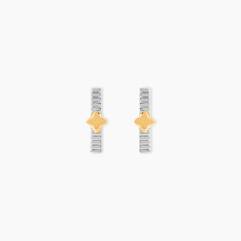 Boucles D'Oreilles Puces Or Jaune - Clous d'oreilles Femme | Histoire d’Or