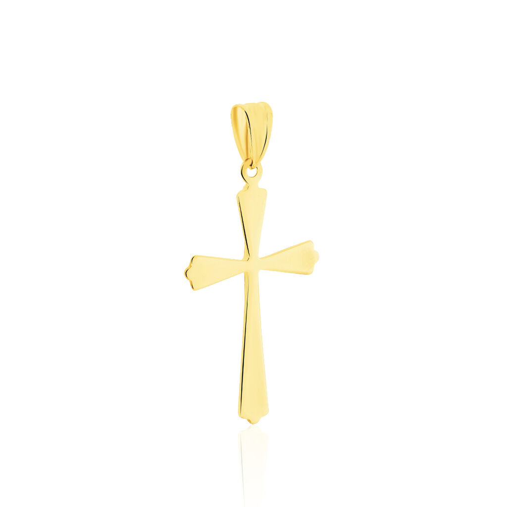 Pendentif Benny Croix Ciselee Or Bicolore - Pendentifs Baptême Unisex | Histoire d’Or