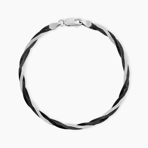 Bracelet Ehud Argent Bicolore - Bracelets chaîne Femme | Histoire d’Or