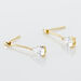 Boucles D'oreilles Pendantes Goutte Or Jaune Oxyde De Zirconium - Boucles d'oreilles pendantes Femme | Histoire d’Or