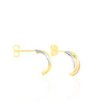 Cr&eacute;oles Igora Or Tricolore - Boucles d'oreilles cr&eacute;oles Femme | Histoire d&rsquo;Or