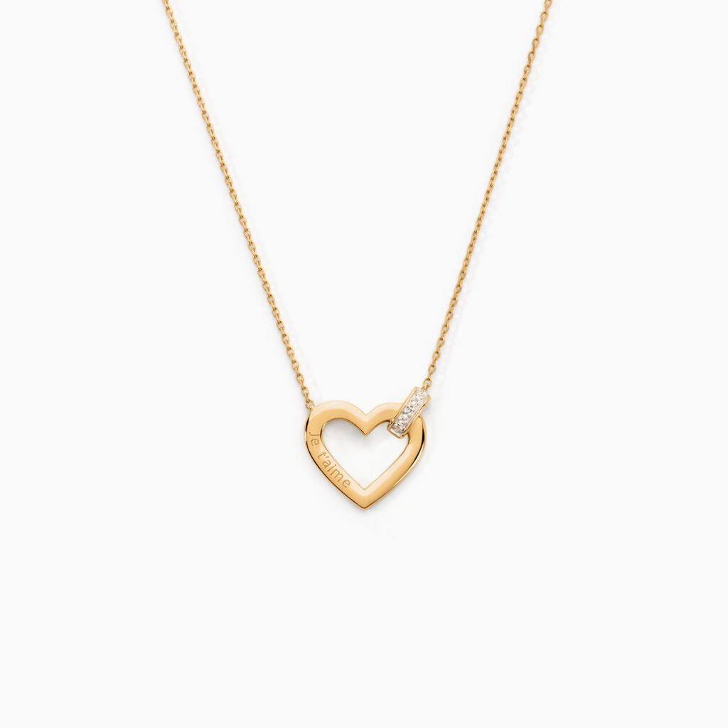 Collier Ruxandra Or Jaune Diamant - Colliers Femme | Histoire d’Or