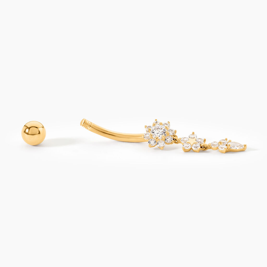 Piercing Bratumil Or Jaune Oxyde De Zirconium - F&ecirc;te des m&egrave;res Femme | Histoire d&rsquo;Or