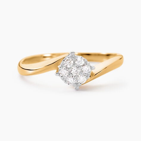 Bague Solitaire Lysia Or Jaune Diamant - Bagues solitaires Femme | Histoire d&rsquo;Or