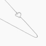 Collier Tahis Argent Blanc Oxyde De Zirconium - Colliers fantaisie Femme | Histoire d&rsquo;Or