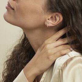 Creoles Or Jaune Aryanna Diamants - Boucles d'oreilles créoles Femme | Histoire d’Or