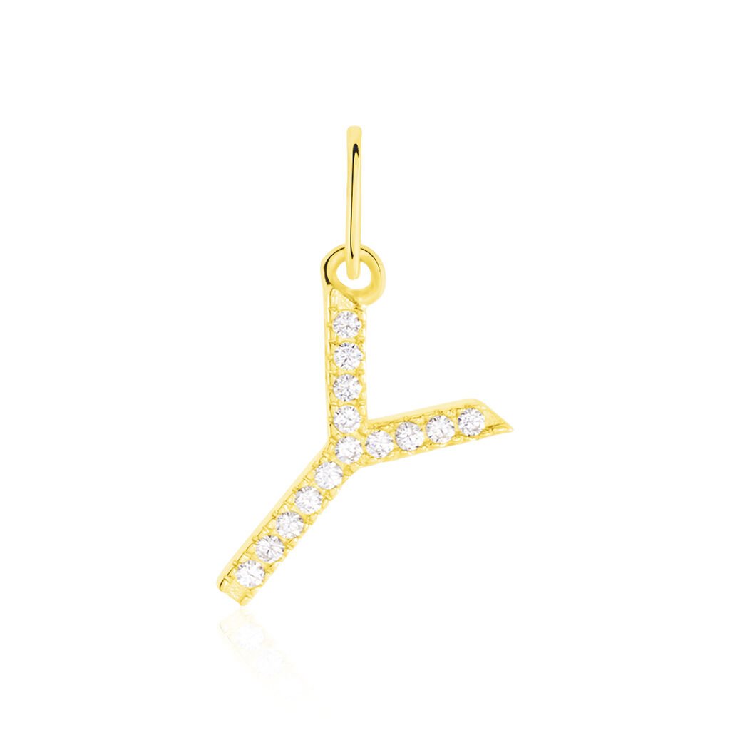Pendentif Lettre Y Or Jaune Oxyde - Pendentifs Famille | Histoire d’Or