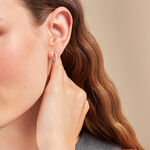 Cr&eacute;oles Corentine Argent Blanc Oxyde De Zirconium - Boucles d'oreilles cr&eacute;oles Femme | Histoire d&rsquo;Or