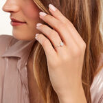 Bague Gotam Or Jaune Oxyde De Zirconium - Bagues solitaires Femme | Histoire d&rsquo;Or