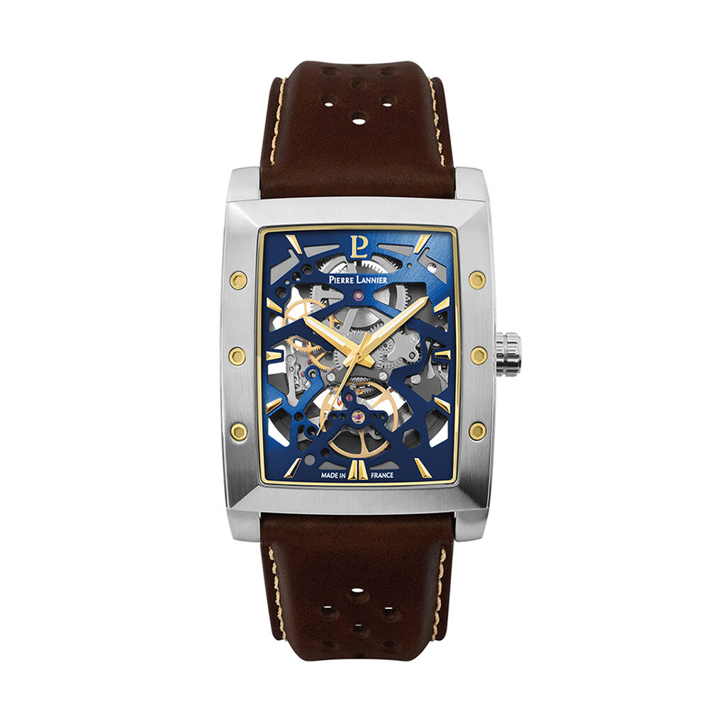 Montre Pierre Lannier Hector Bleu - Montres Homme | Histoire d’Or