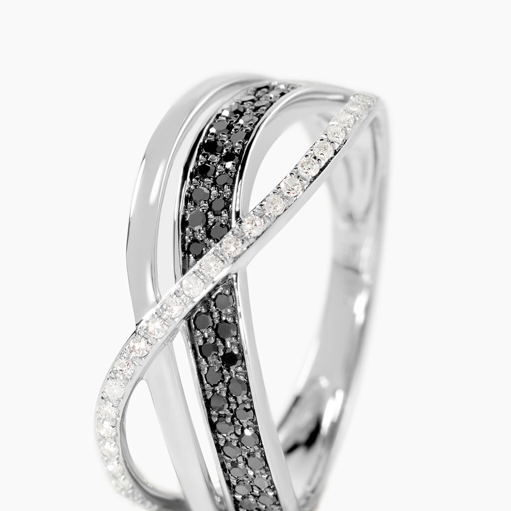 Bague Emilie Or Blanc Diamant - Bagues avec pierre Femme | Histoire d&rsquo;Or