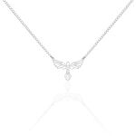 Collier Sevinc Argent Blanc - Colliers fantaisie Femme | Histoire d&rsquo;Or