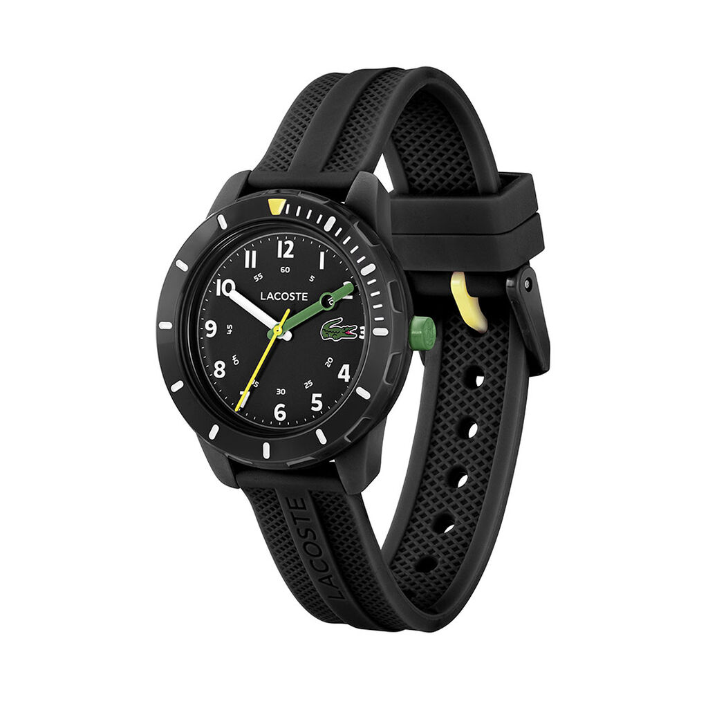 Montre Lacoste Lacoste Mini Tennis Noir - Id&eacute;es cadeaux Enfant | Histoire d&rsquo;Or