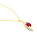 Collier Sagesse Or Jaune Rubis Et Diamant - Colliers Femme | Histoire d’Or
