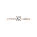 Bague Solitaire Hemera Or Rose Diamant - Bagues solitaires Femme | Histoire d’Or