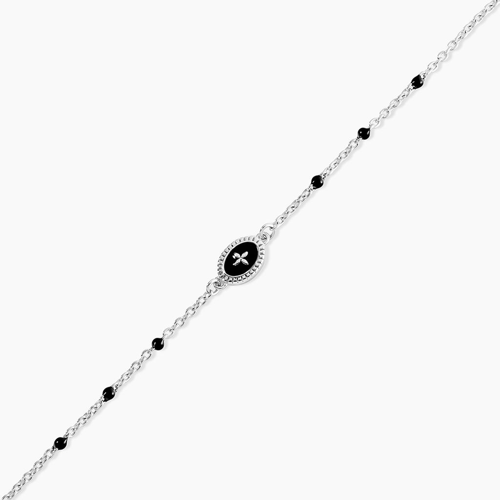 Bracelet Polka Argent Blanc - Bracelets Femme | Histoire d&rsquo;Or