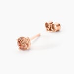 Boucles D'oreilles Puces Argent Rose Rio Santa Teresa Oxyde - Boucles d'oreilles fantaisie Femme | Histoire d&rsquo;Or