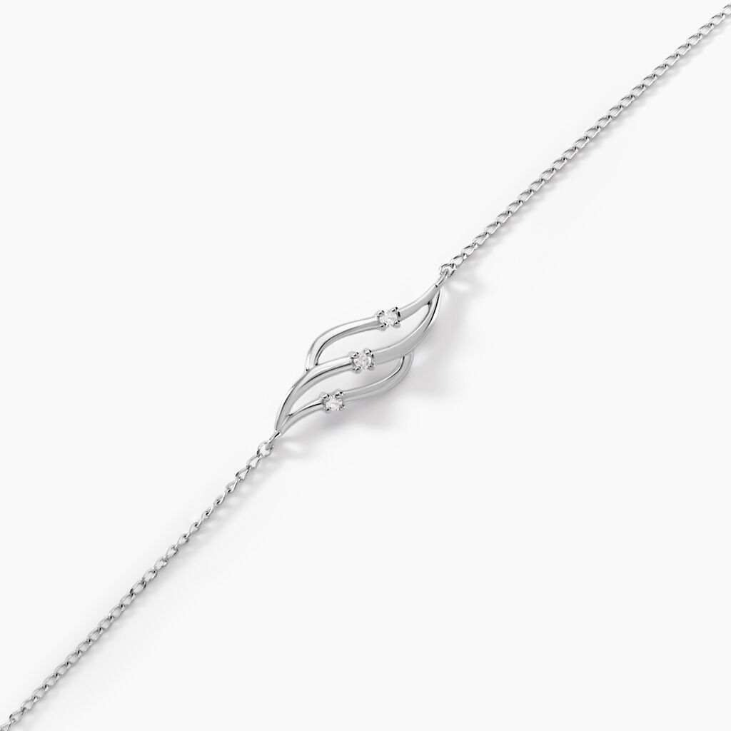 Bracelet Marnie Or Blanc Diamant - Bracelets Femme | Histoire d’Or