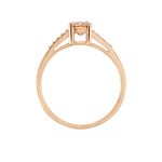 Bague Rio Argent Rose Oxyde De Zirconium - Bagues solitaires Femme | Histoire d&rsquo;Or