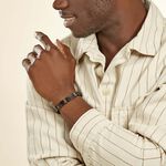 Bracelet Jourdan Homme Rio Acier Noir - Bracelets Homme | Histoire d&rsquo;Or