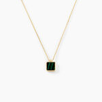 Collier Lucky Gems Or Jaune Malachite - Colliers Femme | Histoire d&rsquo;Or