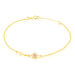 Bracelet Terrie Or Jaune Calcedoine Et Oxyde De Zirconium - Bijoux Etoile Femme | Histoire d’Or