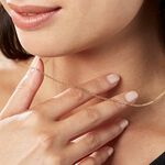 Cha&icirc;ne Igoa Maille For&ccedil;at Diamantee Or Jaune - Chaines Femme | Histoire d&rsquo;Or