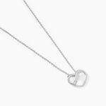 Collier Or Blanc Juliane Diamants - Colliers Femme | Histoire d&rsquo;Or