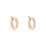 Cr&eacute;oles Maia Argent Rose - Boucles d'oreilles cr&eacute;oles Femme | Histoire d&rsquo;Or