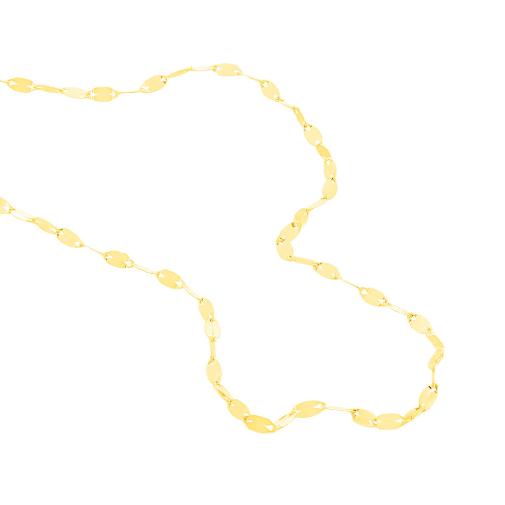 Chaîne Camelie Maille Lumina Or Jaune - Chaines Femme | Histoire d’Or