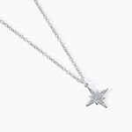 Collier Alcyone Argent Blanc - Ras de cou Femme | Histoire d&rsquo;Or