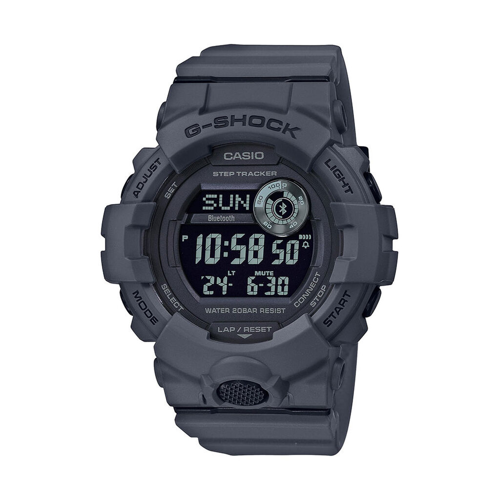 Montre Connect&eacute;e Casio G-shock Fond Gris - Montres Homme | Histoire d&rsquo;Or