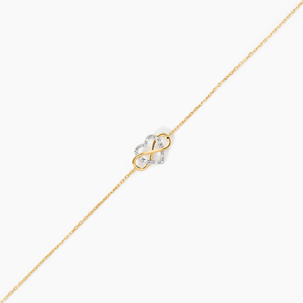 Bracelet Elma Or Jaune Diamant - Bracelets Femme | Histoire d&rsquo;Or