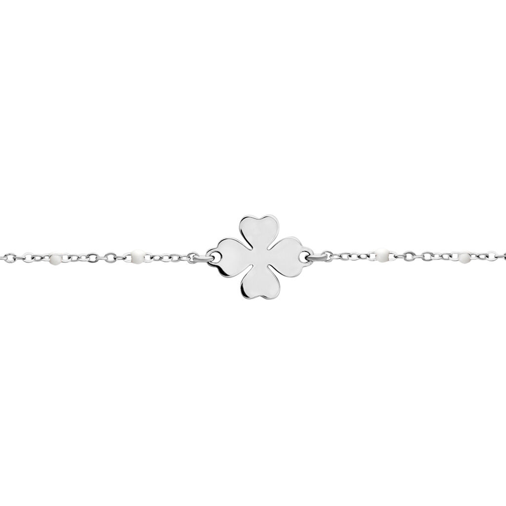 Bracelet Polka Argent Blanc - Bracelets Femme | Histoire d&rsquo;Or