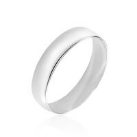 Alliance Meredithe Demi Jonc Classique Or Blanc