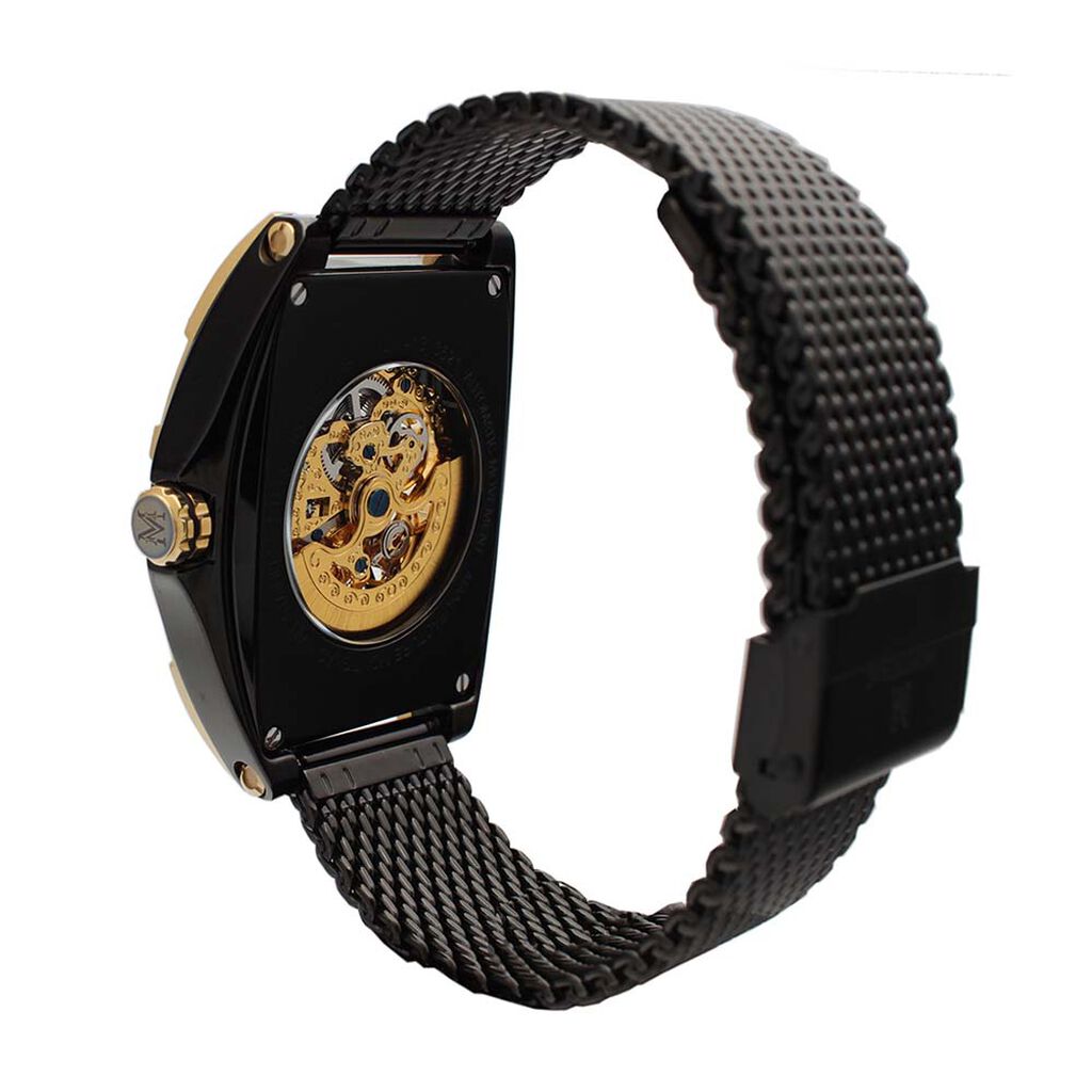 Montre Montignac Tonneau Automatique Noir - F&ecirc;te des p&egrave;res Homme | Histoire d&rsquo;Or