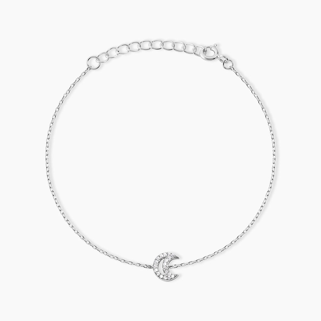 Bracelet Philine Argent Blanc Oxyde De Zirconium - Bracelets Femme | Histoire d&rsquo;Or