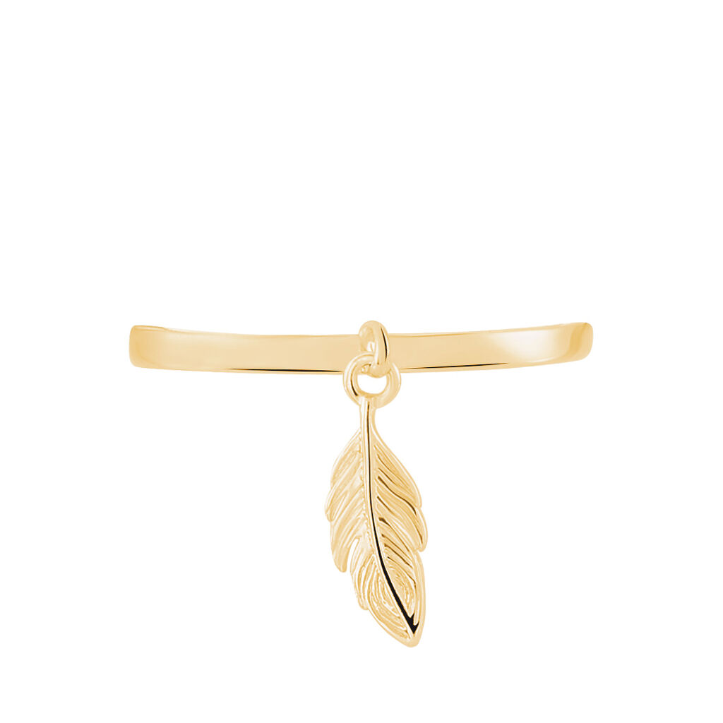 Bague Plaqué Or Jaune Libby - Bagues fantaisie Femme | Histoire d’Or