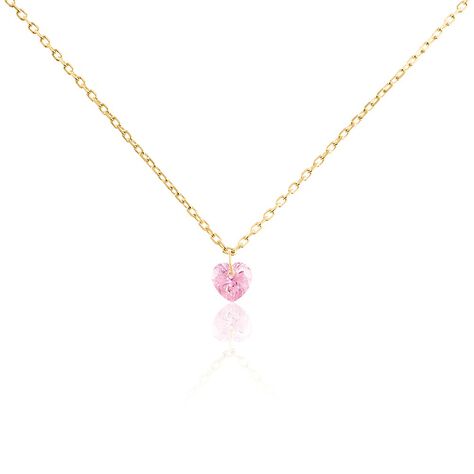 Collier Crush Plaqué Or Jaune Oxyde De Zirconium - Colliers fantaisie Femme | Histoire d’Or