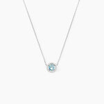 Collier Argent Blanc Rio Copacabana Oxyde De Zirconium - Colliers fantaisie Femme | Histoire d&rsquo;Or