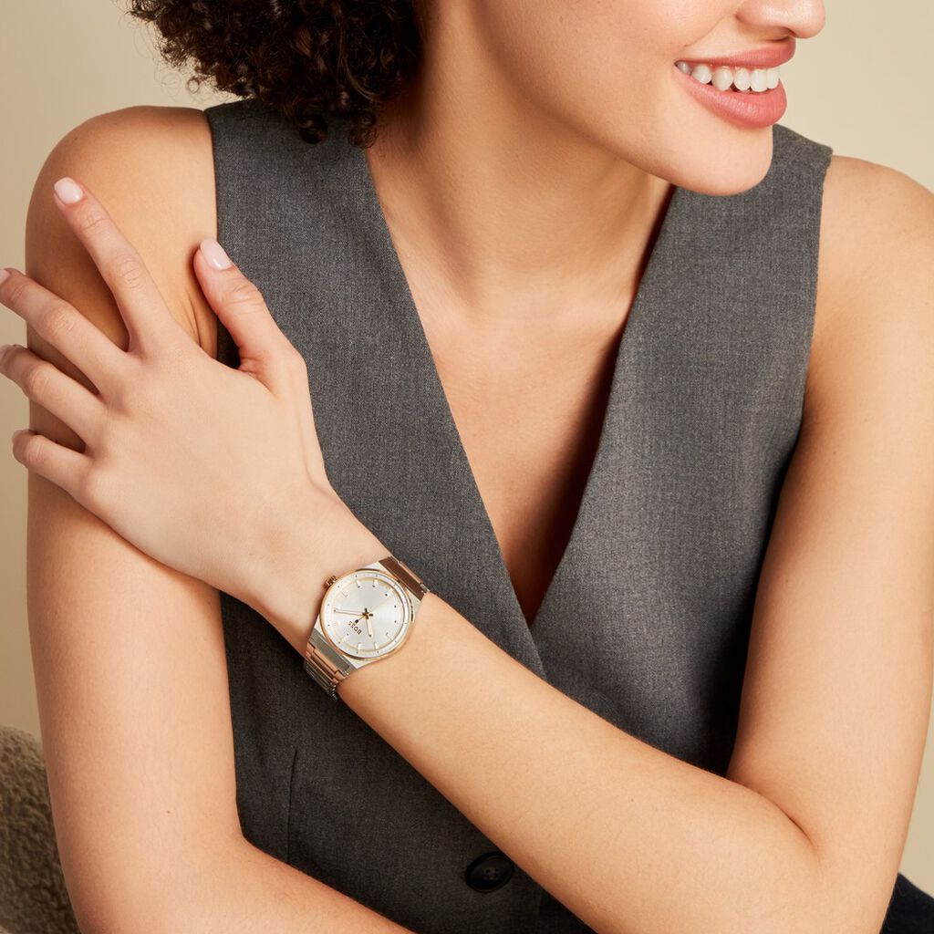 Montre Boss Candor Argenté - Montres Femme | Histoire d’Or