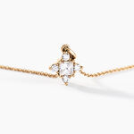 Collier Doline Plaqu&eacute; Or Dor&eacute; Oxyde De Zirconium - Colliers Femme | Histoire d&rsquo;Or