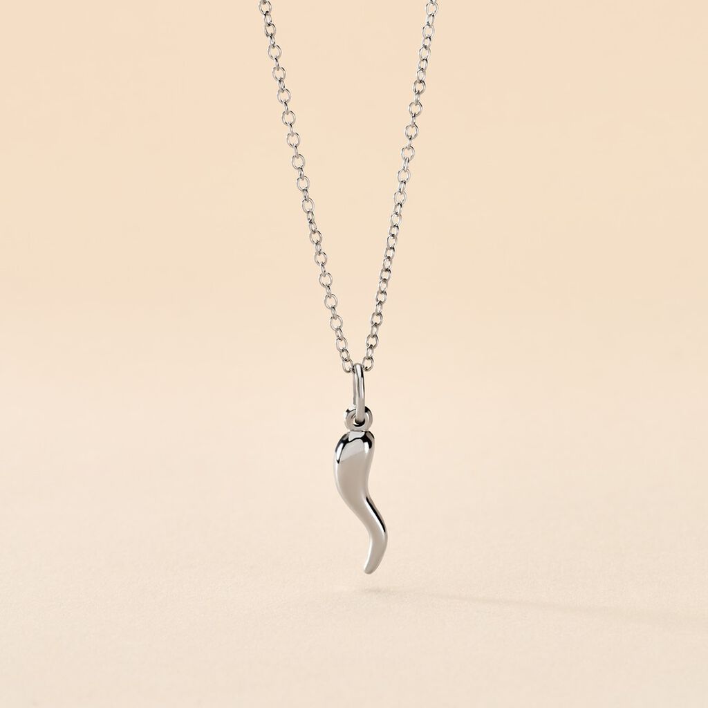 Collier Cornucopia Argent Blanc - Sautoirs Femme | Histoire d&rsquo;Or