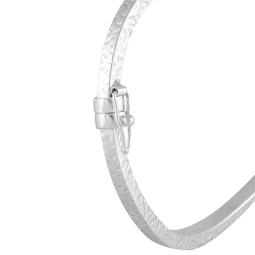 Bracelet Jonc Safietouae Argent Blanc - Bracelets joncs Femme | Histoire d’Or