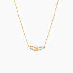 Collier Lueur Plaqu&eacute; Or Jaune Oxyde De Zirconium - Colliers Femme | Histoire d&rsquo;Or