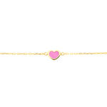 Bracelet Dulcie Coeur Or Jaune Nacre - Bracelets Enfant | Histoire d&rsquo;Or