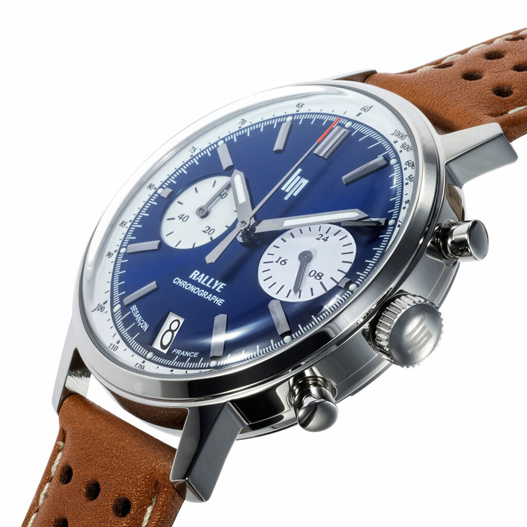 Montre Lip Rallye Meca-Quartz Bleu - Id&eacute;es cadeaux Homme | Histoire d&rsquo;Or
