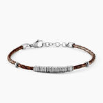 Bracelet Jourdan Cuir De Vache Marron - Bracelets Cuir Homme | Histoire d&rsquo;Or